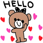 nenerinシンプル日常会話スタンプ831英語