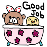 nenerinシンプル日常会話スタンプ866英語