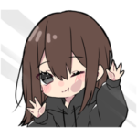 黒 パーカーちゃん