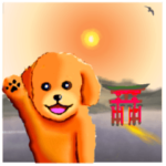 ちょっとリアルな？トイプードルスタンプ