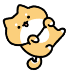 動く！ゆるい柴犬さん