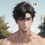 JP ハンサムな筋肉タンニング少年