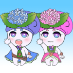 下田あじさいスタンプ