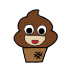 ソフトクリーム、時々うんこ。