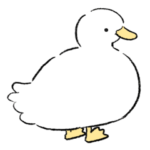 もっちりあひるのスタンプ