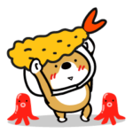 エビフライとタコウインナーと、柴犬パンダ