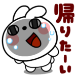 帰りたーいウサギ君