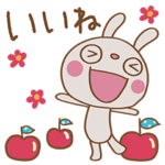 レトロ可愛い♡ふんわかウサギ