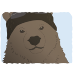 「しろくまカフェ」ラマ＆グリズリー