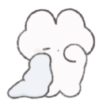 うさぎのねむちゃん。