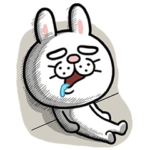 Rabbits with bad eyes are tired