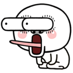 Smiling round person