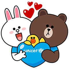 【無料スタンプ速報】LINE x UNICEF スペシャルエディション スタンプ(2015年08月05日まで)