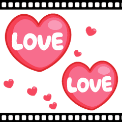 Love Love ハートスタンプ Line無料スタンプ 隠しスタンプ 人気スタンプまとめサイト スタンプバンク