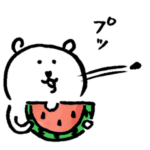 自分ツッコミくま 夏