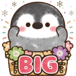 ふんわりペンちゃん BIGスタンプ