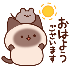 可愛いシャム猫スタンプ特集 Line無料スタンプ 隠しスタンプ 人気スタンプまとめサイト スタンプバンク