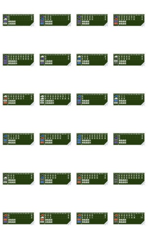 野球のスコアが書けるメッセージスタンプ 無料スタンプや隠し無料スタンプが探せる Lineスタンプバンク