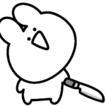 シュールなミニうさぎ