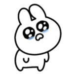 シュールなミニうさぎ