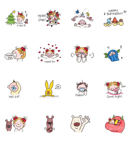 Coco And Wondrous Gang 5 Line無料スタンプ 隠しスタンプ 人気スタンプ クチコミサイト スタンプバンク