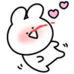 シュールなミニうさぎ