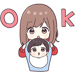 ジャージちゃん18 Withベビー君 Line無料スタンプ 隠しスタンプ 人気スタンプまとめサイト スタンプバンク