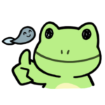 山ｄ　カエルくんスタンプ