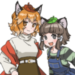 きつねさんとたぬきさん その2