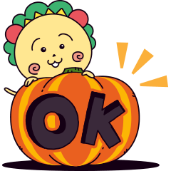 コジコジ ハッピーハロウィン Line無料スタンプ 隠しスタンプ 人気スタンプまとめサイト スタンプバンク