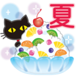 黒ねこ×夏の日常