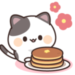 感情豊かなくろぶちにゃんこ