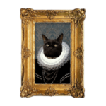 黒猫オレオのスタンプ