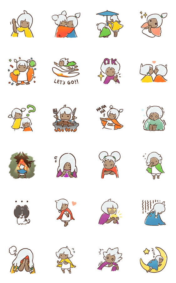 Sky星を紡ぐ子どもたち Line無料スタンプ 隠しスタンプ 人気スタンプ クチコミサイト スタンプバンク