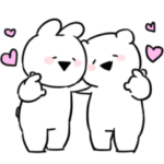 すこぶる動くちびウサギ＆クマ