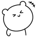 シュールなミニくま