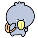 シュールなミニハシビロコウ