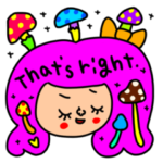 riekimの愛の英語スタンプ