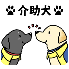 介助犬かわいいラブちゃんスタンプ2英語版 Line無料スタンプ 隠しスタンプ 人気スタンプまとめサイト スタンプバンク
