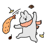 エビフライとうさぎの秋冬