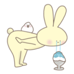 腹ペコうさちゃん