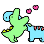 動くシュールなミニ恐竜