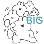 うさちゃん　Bigスタンプ2