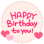 誕生日おめでとうございます3_Animated