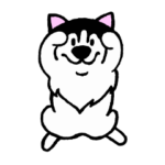 ぬるいぞ！ハスキー犬。
