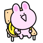 シュールなミニうさぎ