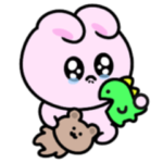 シュールなミニうさぎ