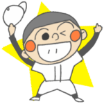 野球少年の日常スタンプ。