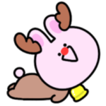 シュールなミニうさぎ