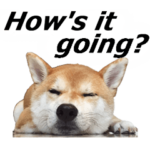 しゃべる柴犬（挨拶編／英語版１）